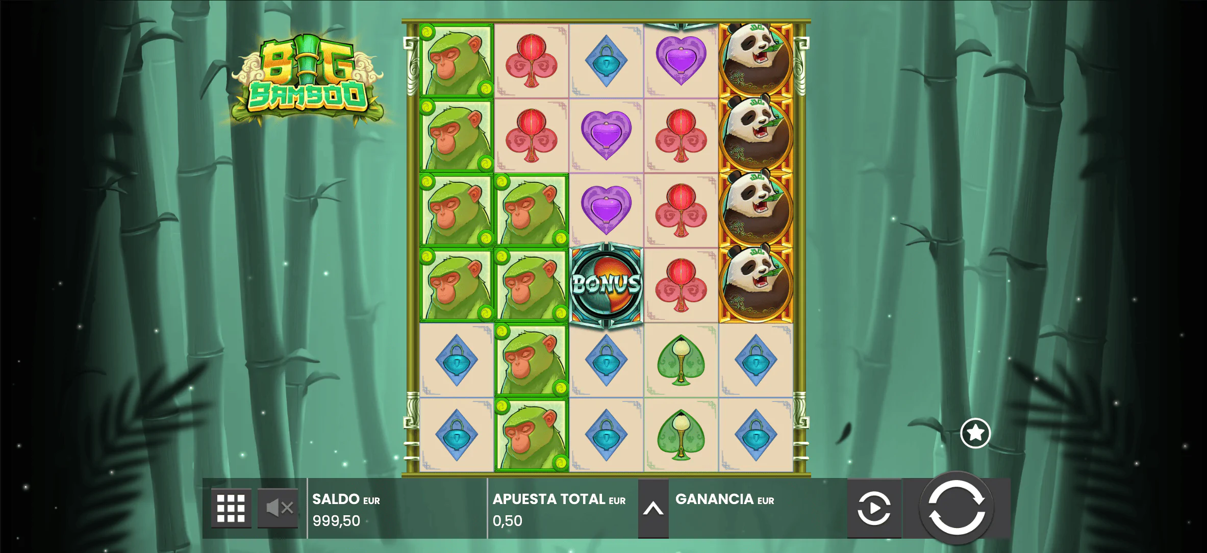 Big Bamboo slot en Pin Up