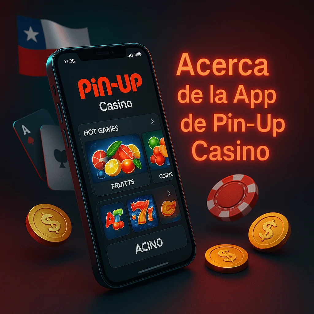 Imagen ilustrativa que presenta la aplicación de Pin-Up Casino y sus principales características.