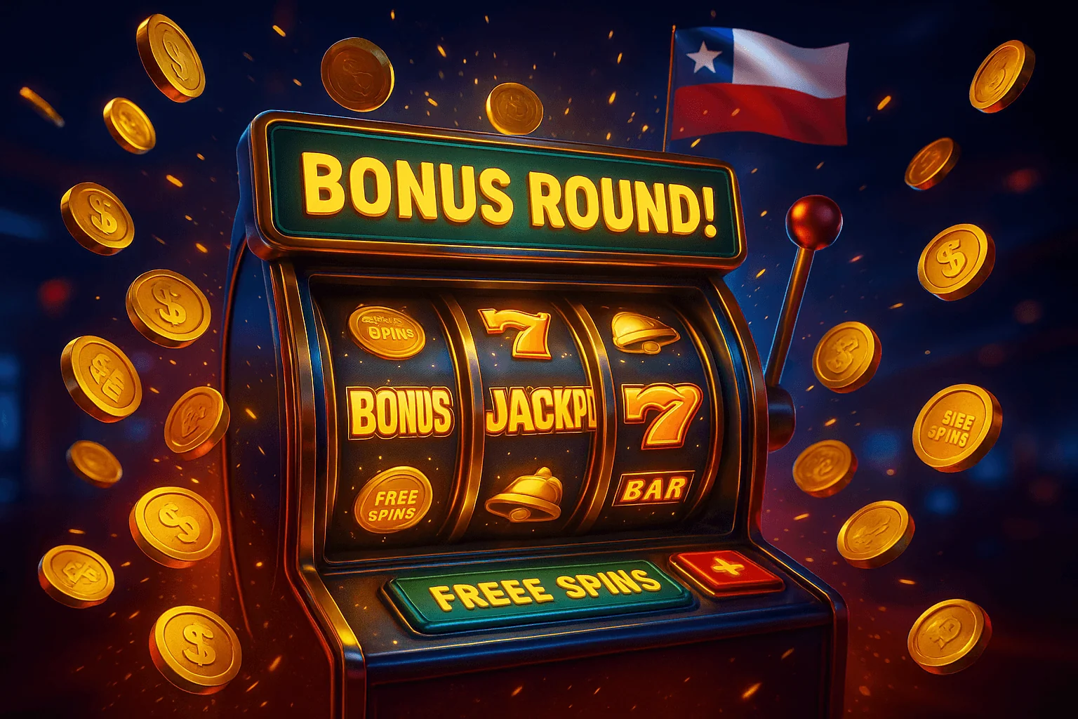 Máquinas tragamonedas con rondas de bonificación y giros gratis en Pin-Up Casino