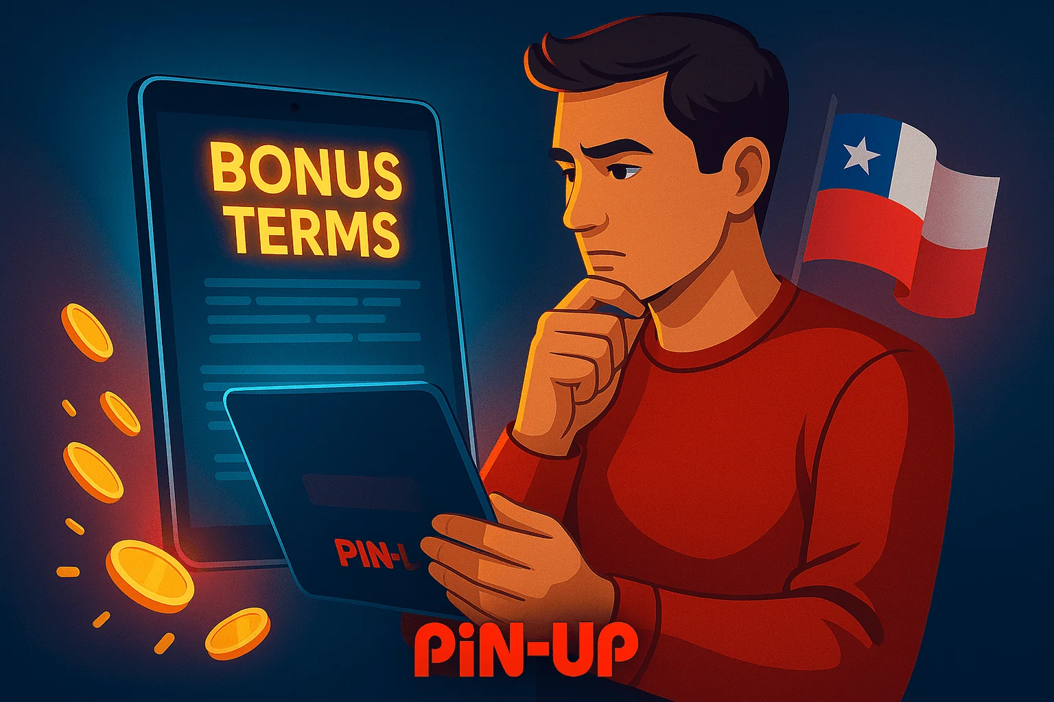 Leer los términos y condiciones de los bonos en Pin-Up Casino antes de jugar