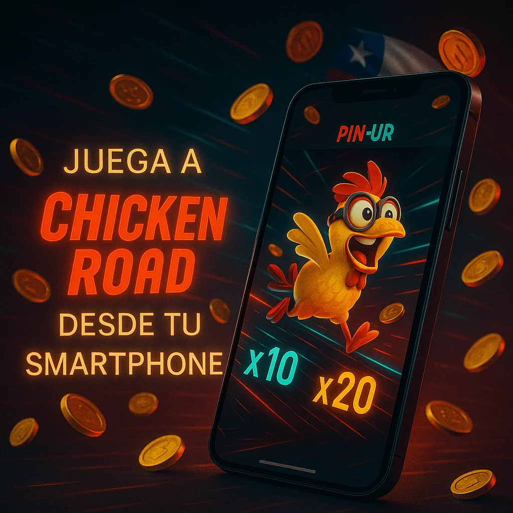 Imagen que muestra el juego Chicken Road disponible en la app móvil de Pin-Up.
